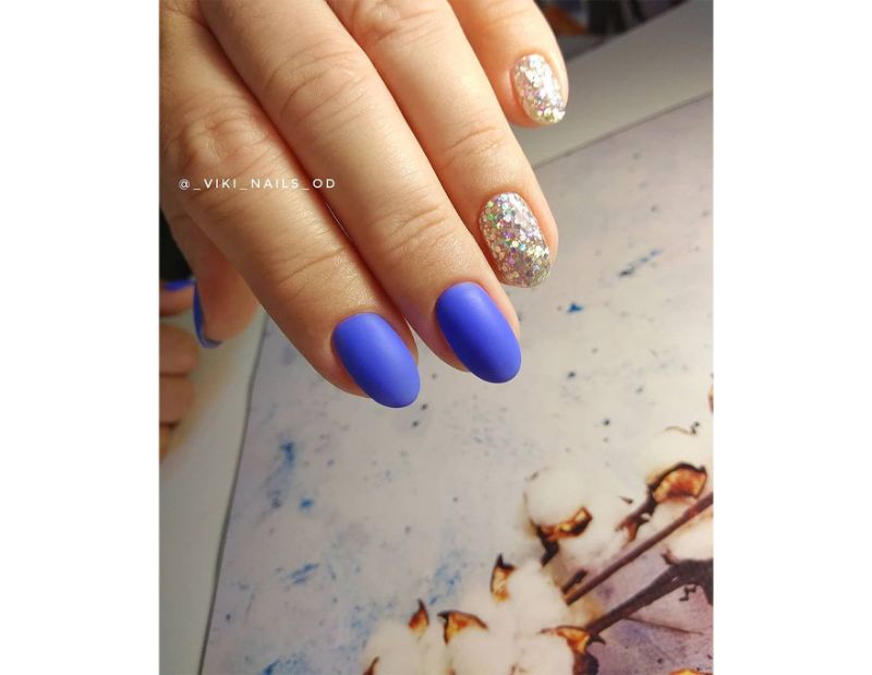 Gel varnish Atica Sky Line GPM143 (denim blue, enamel), 7.5 ml