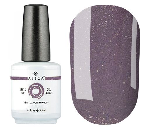 Atica GPM216 Moments gel varnish (dirty lilac, micro shine), 7.5 ml