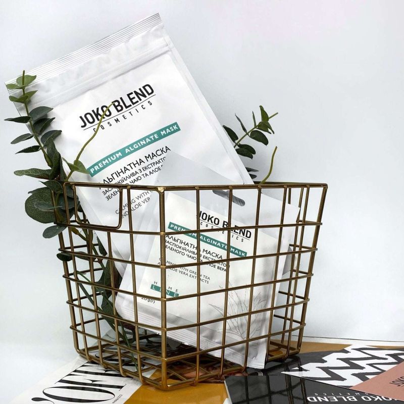 JOKO BLEND Альгінатна маска заспокійлива з екстрактом зеленого чаю і алое вера, 20 г