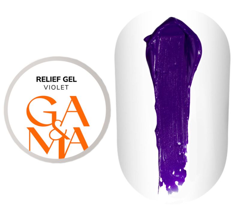 GA&MA Гель-рельеф Relief Gel Violet, 5 г