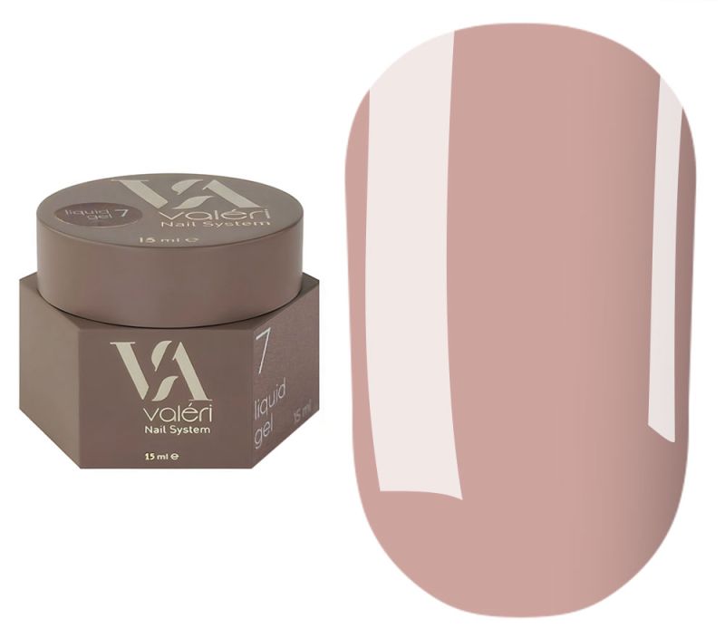 Valeri Гель для нігтів Liquid Gel 07, 15 мл