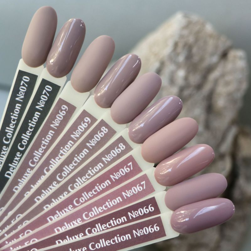 Gel polish Komilfo Deluxe Series D066 (muted, gray-lilac, enamel), 8 ml.