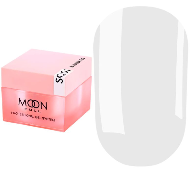 Moon Full Гель для ногтей Builder Gel №SQ01 (без НЕМА та ТРО), 30 мл