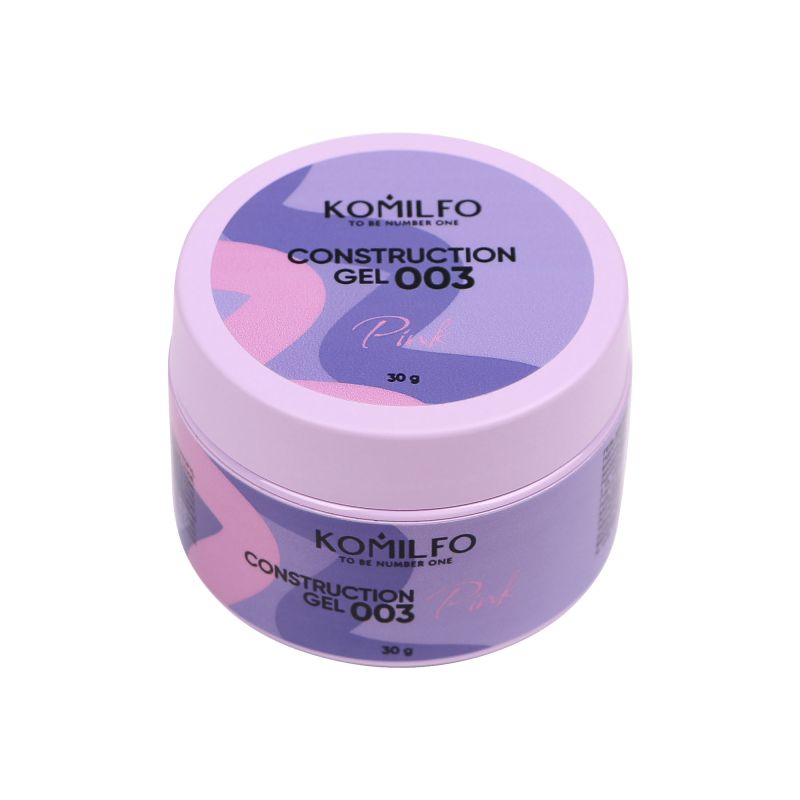 Komilfo гель для нігтів Construction Gel 003 Pink, 30 г