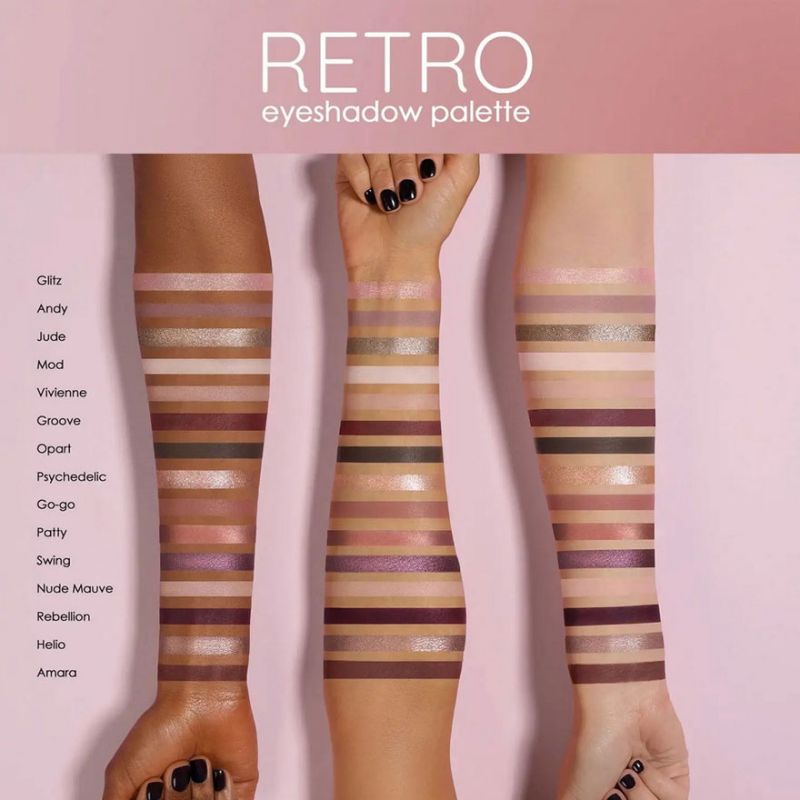 NATASHA DENONA Retro Eyeshadow Palette - палетка теней (19,25 г