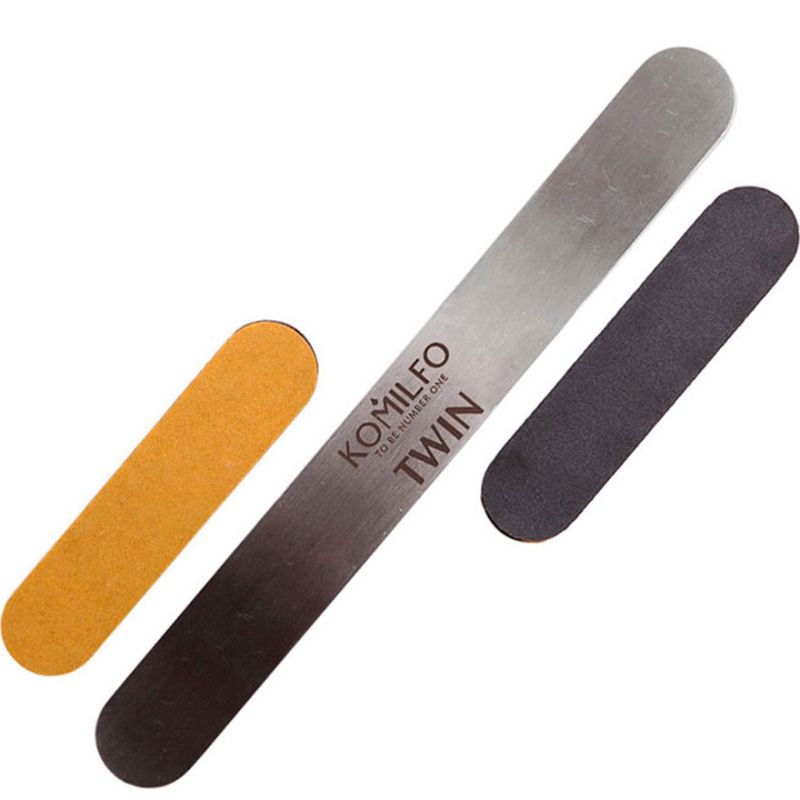 Komilfo сменные файлы для маникюра - MINI BUFF, 400 грит, 18/75 мм, 50 шт