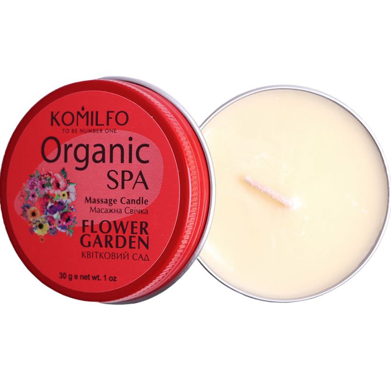 Komilfo Massage Candle - Flower Garden, 30 g