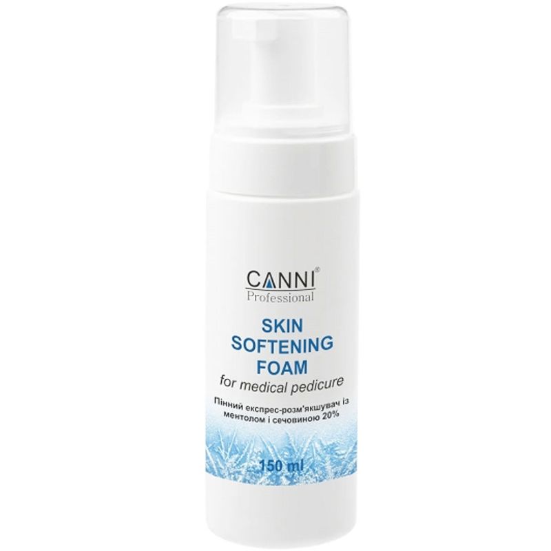 Canni Foam express softener with menthol and urea 20%, 150 ml