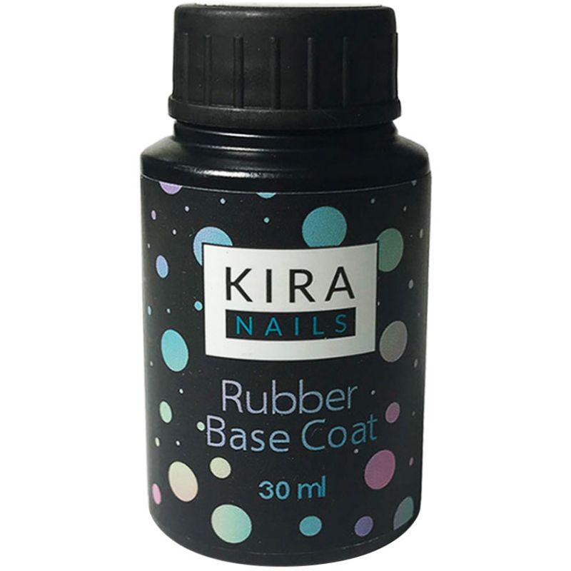 Kira Nails Rubber Base Coat - каучуковое, базовое покрытие, без кисти, 30 мл