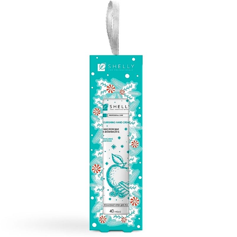 Shelly Nourishing hand cream with Shea oil and vitamin E Apple&Cinnamon, 40 ml Shelly Nourishing hand cream with Shea oil and vitamin E Apple&Cinnamon, 40 ml