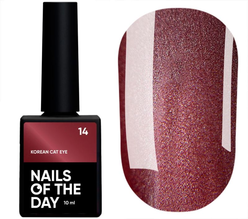 Nails Of The Day Gel polish Korean cat eye 14, 10 ml