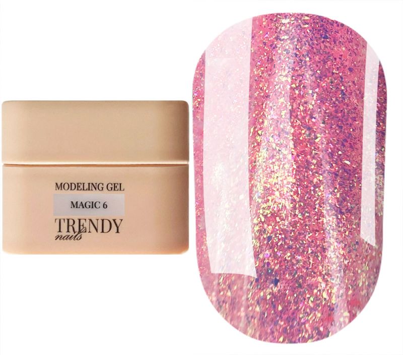 Trendy nails Гель для ногтей Modeling Gel Magic 06, 30 мл