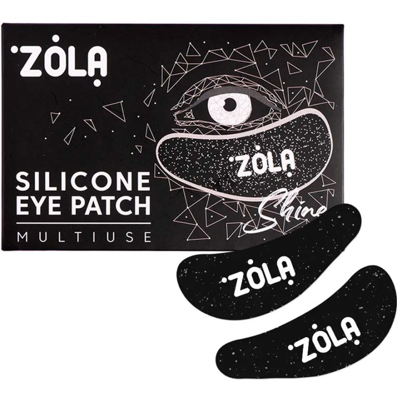 ZOLA Rich Silicone Eye Patches Reusable Silicone Eye Patches - black, 1 pair