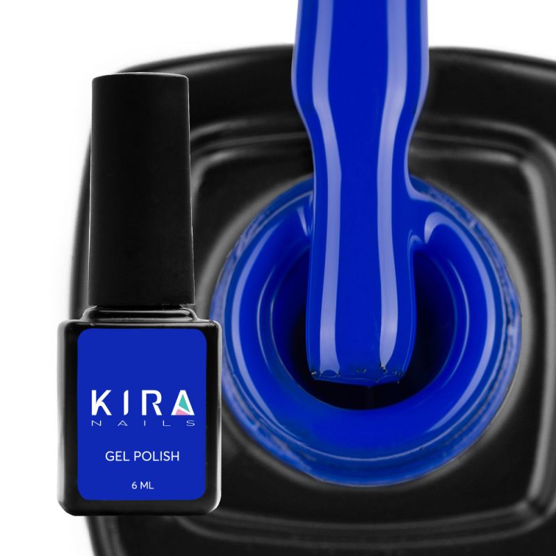 Kira Nails gel varnish No. 188 (dark blue, enamel), 6 ml