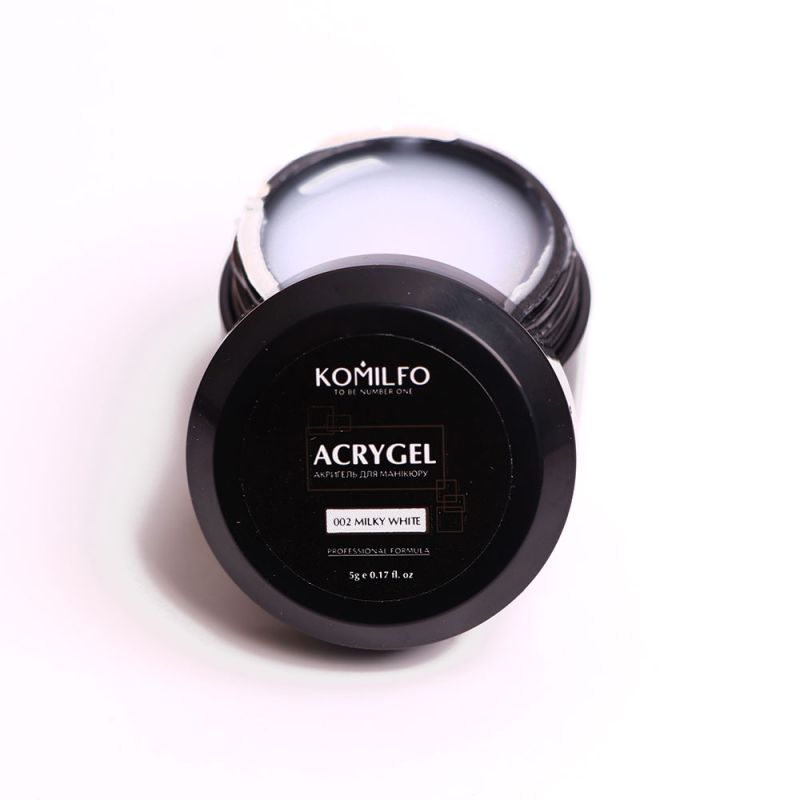 Komilfo AcryGel 002 Milky White, 5 г