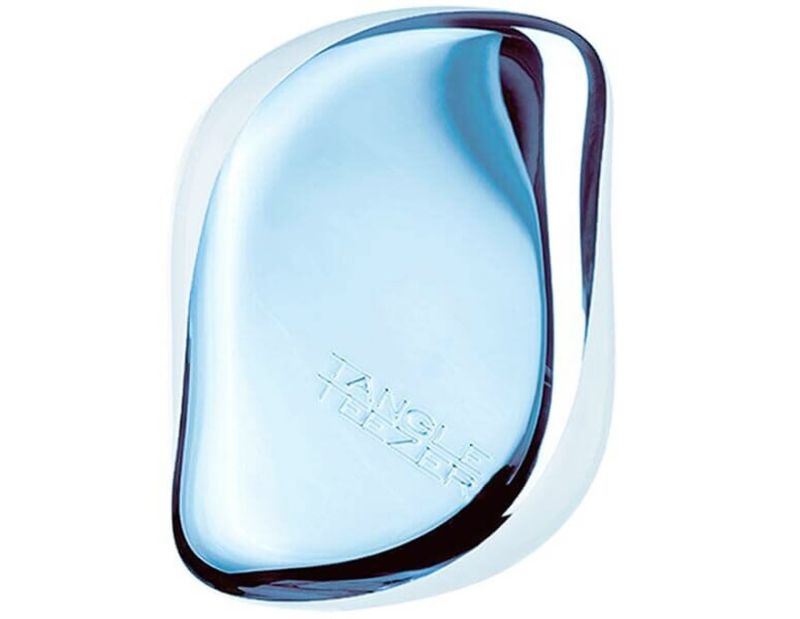 Tangle Teezer Hairbrush Compact Styler Sky Blue Delight Chrome