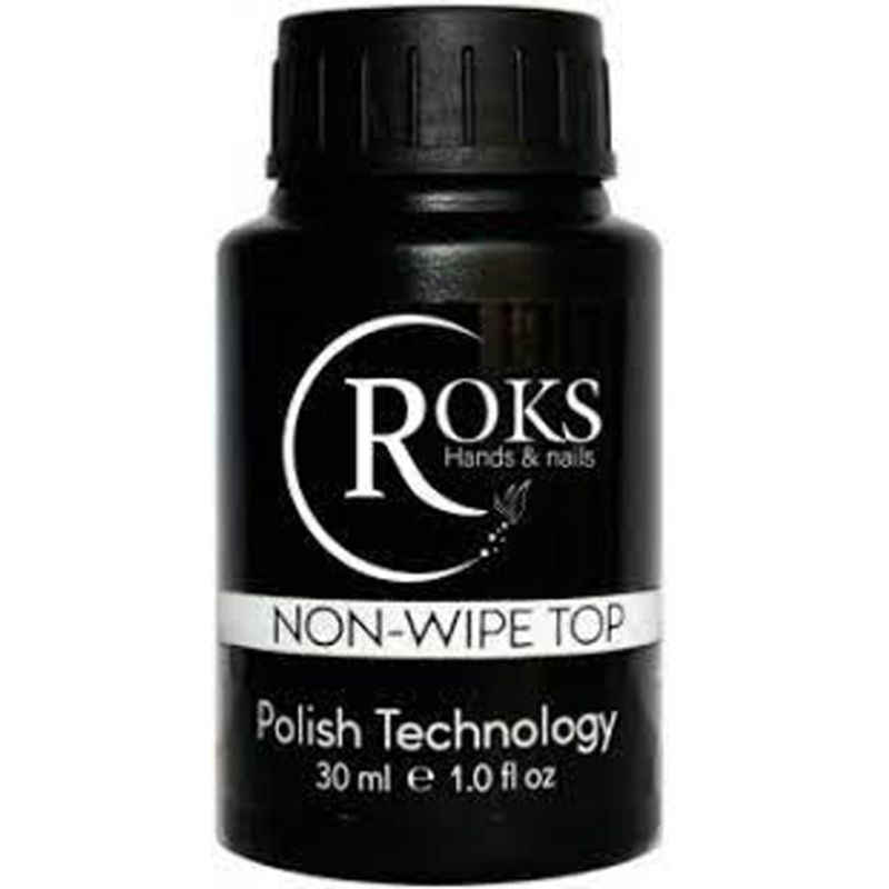 Roks Top for nails without sticky layer Top no wipe, 30 ml