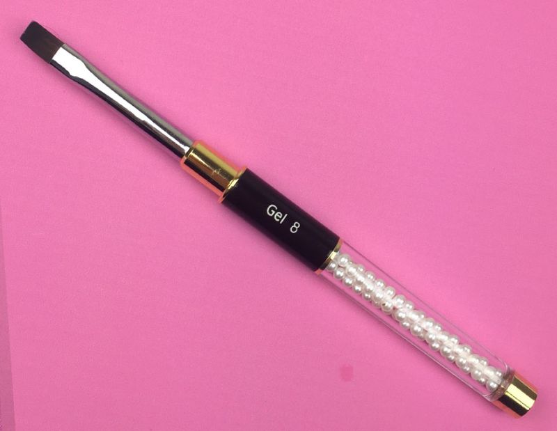 Gel brush Kira Nails Gel flat 8 (Nylon)