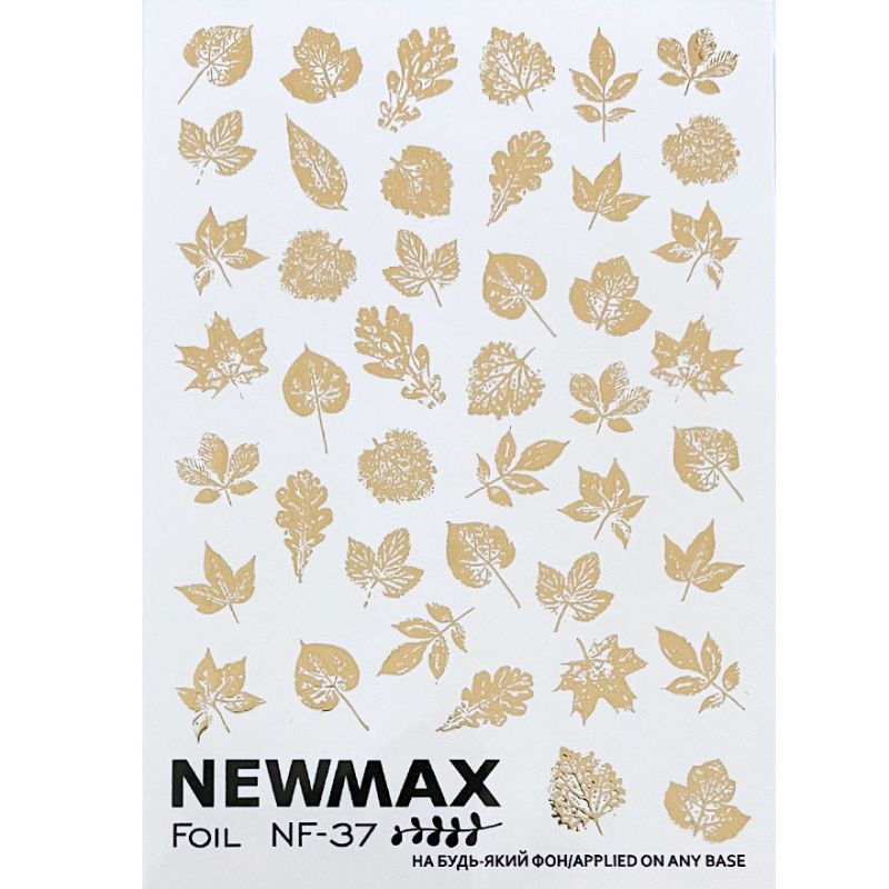 NewMax Slider design NF-37 (gold, leaves)