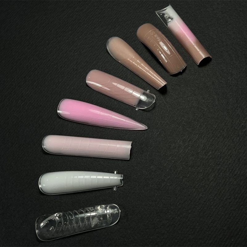 Nails Of The Day Top forms for extensions Dual Form Coffin, 120 pcs
