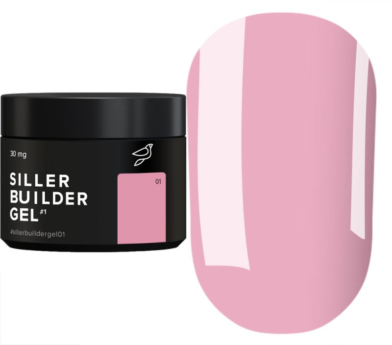 Siller Nail Gel Builder Gel 01 (light beige), 30 ml