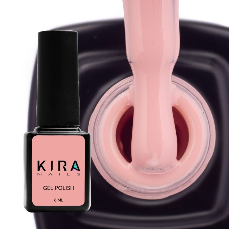 Kira Nails gel varnish No. 112 (pink-beige, enamel), 6 ml