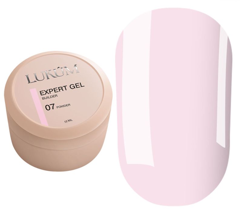 Lukum Гель для ногтей Expert Builder Gel №07, 15 мл