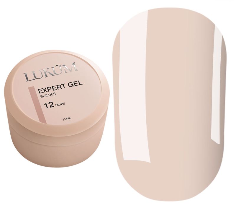 Lukum Гель для ногтей Expert Builder Gel №12, 15 мл