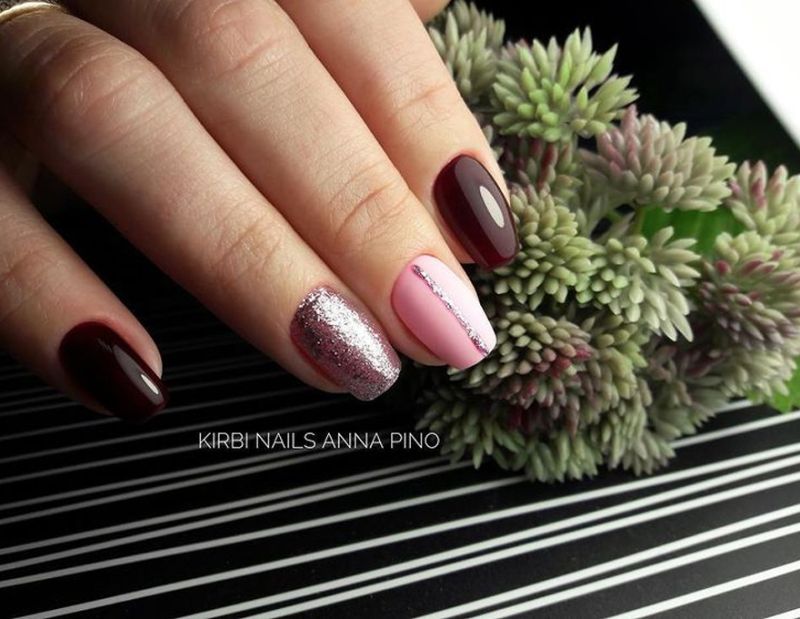 Atica Vintage Red GPM85 gel varnish (dark plum, enamel) 7.5 ml