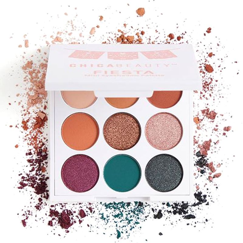 Chica Beauty Тени для век Fiesta Mini Eyeshadow Palette, 6 г