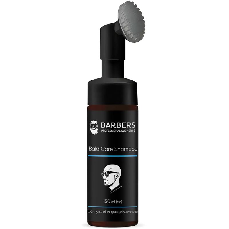 BARBERS Шампунь-пена для кожи головы без волос Bald Care Shampoo, 150 мл