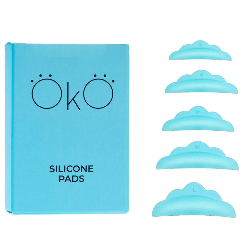 OkO Eyelash lamination roller set, 5 pairs (S, M, M1, M2, L)