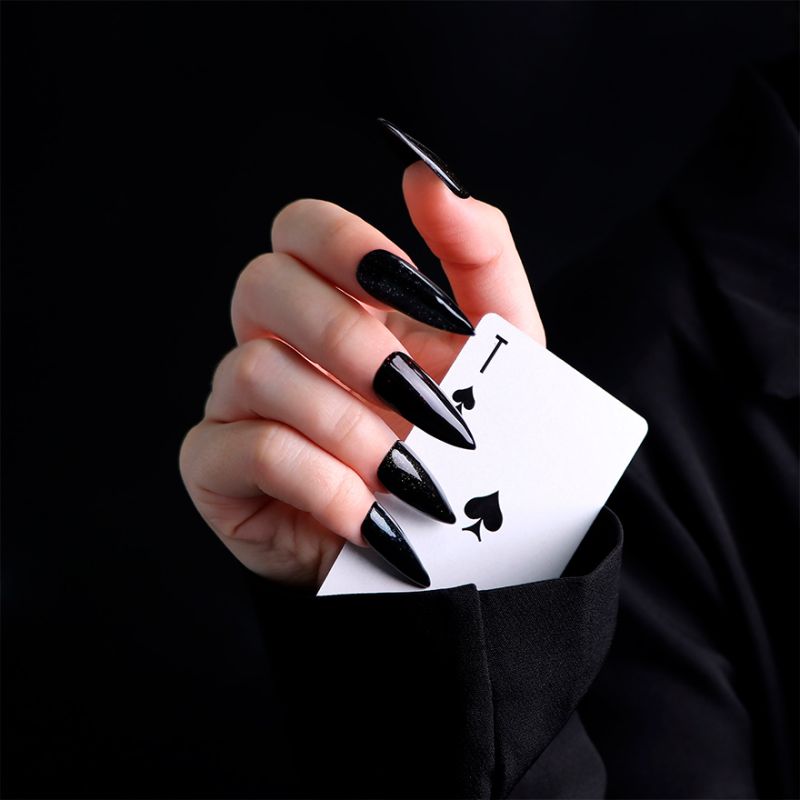 Komilfo Гель-лак "Black Silver", 8 мл