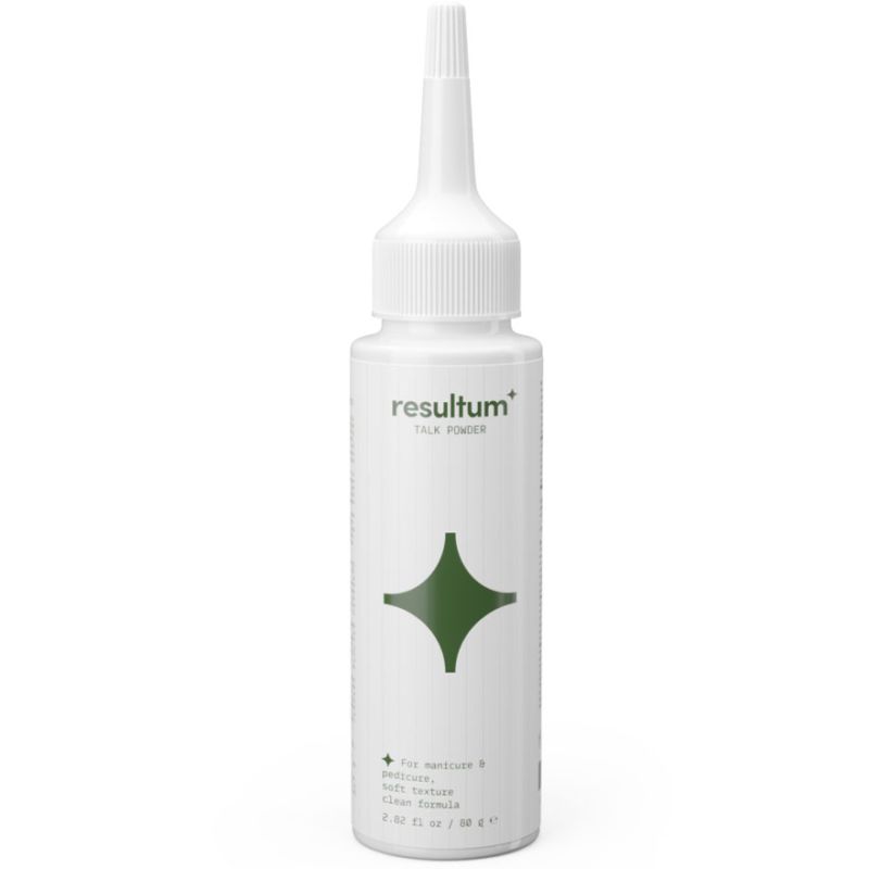 Resultum профессиональный косметический тальк для маникюра и педикюра Talc Powder, 80 г