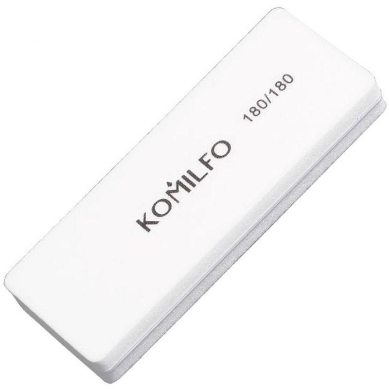 Шлифовщик Komilfo мини белый 180/180, 8,5 см