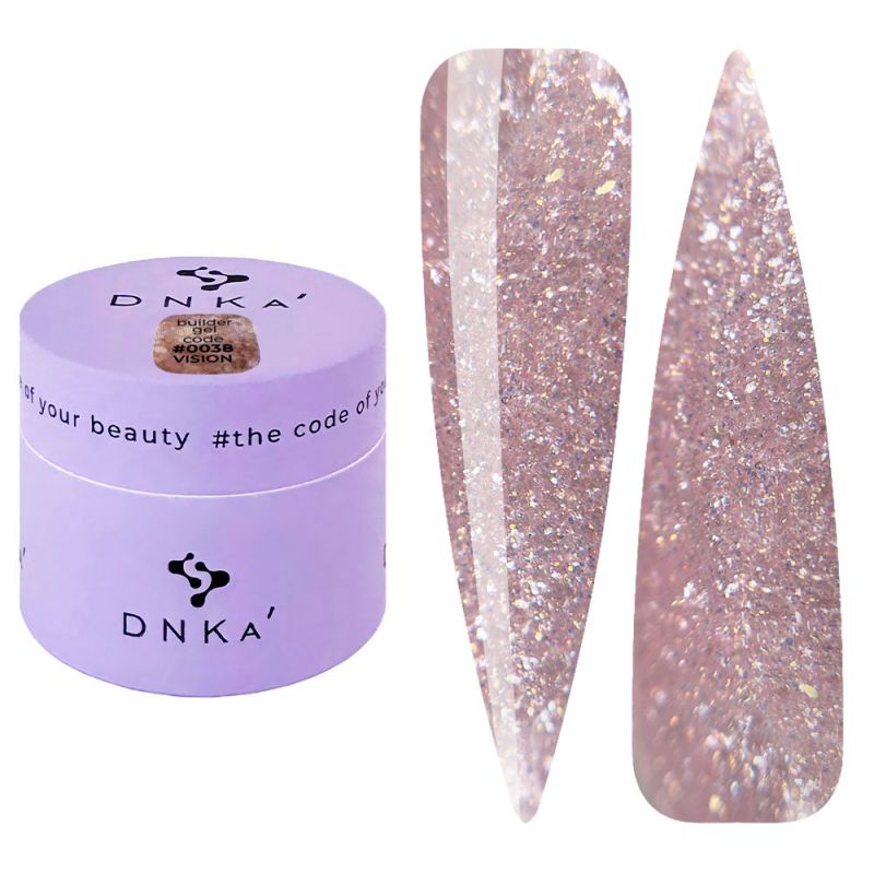 DNKa Гель для ногтей BUILDER GEL NEW FORMULA 0038, 15 мл