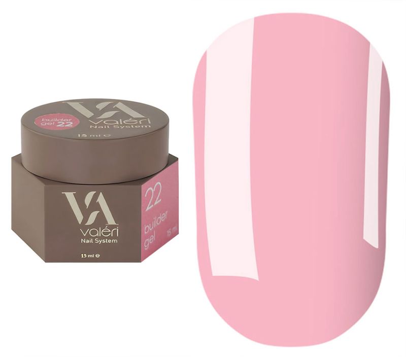 Valeri Гель для нігтів Builder Gel 22, 15 мл
