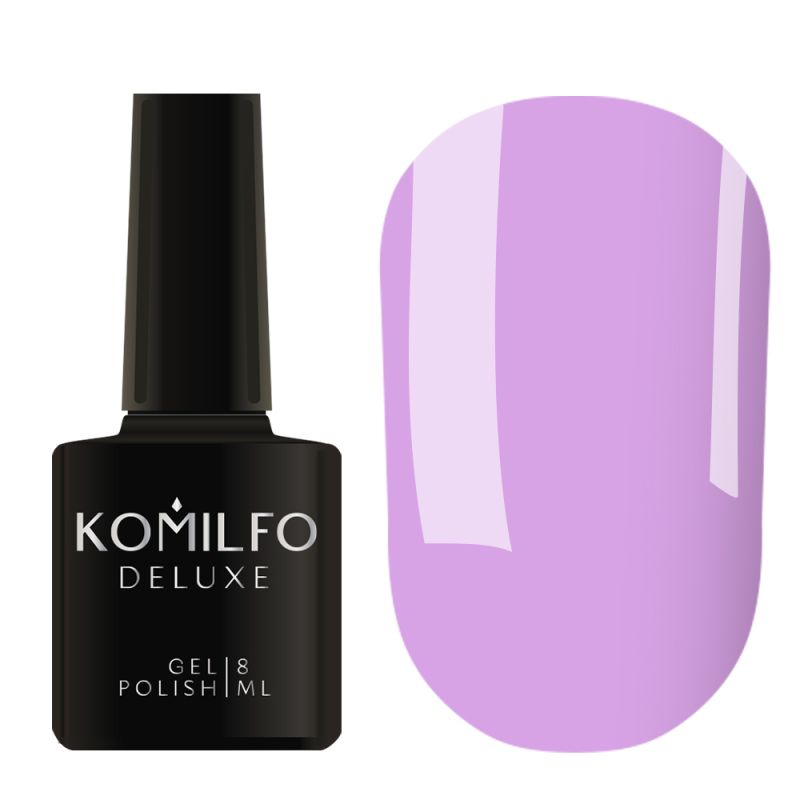 Gel Polish Komilfo Deluxe Series D119 (light purple, enamel), 8 ml.