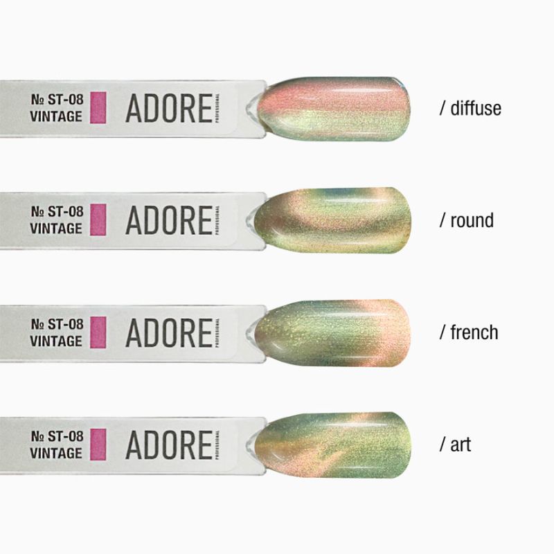 ADORE Gel Polish Гель-лак Cat’s eye St-08, 12 мл