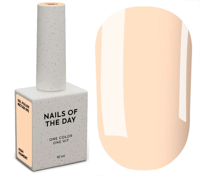 Nails Of The Day Гель-лак для нігтів Nectar 092 (пастельно-персиковий), 10 мл