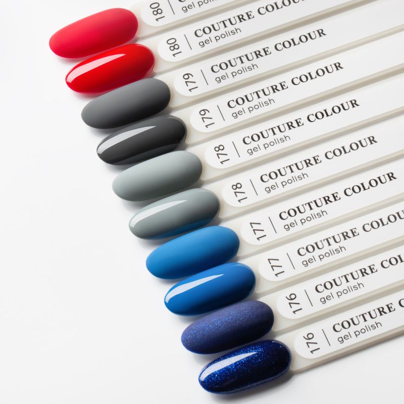 Гель-лак Couture Colour №178 (дымчатый серый, эмаль), 9 мл