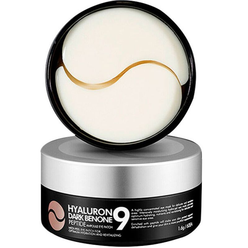 MEDI-PEEL Hyaluron Dark Benone Peptide 9 Ampoule Eye Patch, Peptide Brightening Patches, 60 pcs.