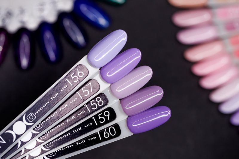 MOON FULL color Gel polish No. 157 gel-varnish (wisteria, enamel), 8 ml