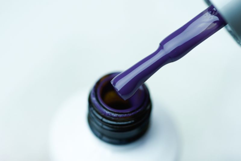 Atica Violet Heart GPM08 gel-varnish (plum, enamel), 7.5 ml
