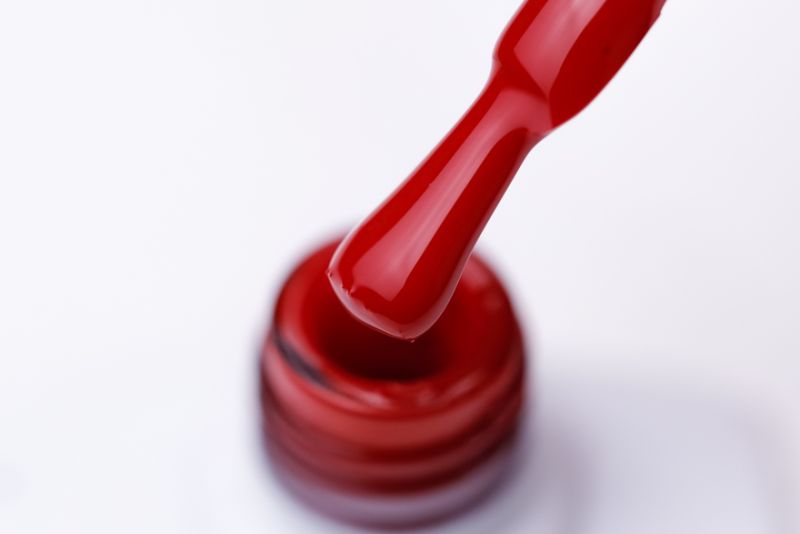 Molekula gel varnish No. 025 (red, enamel), 11 ml