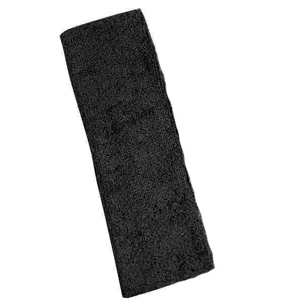 Cosmetic hair bandage terry black