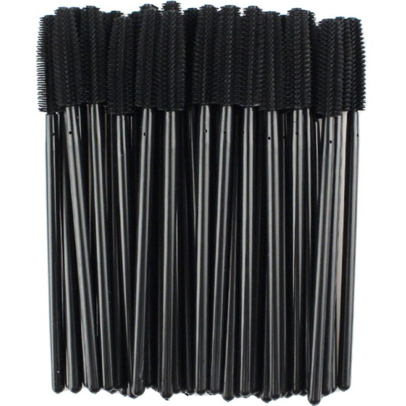 Hair brush, nylon, red with black base, 1 pc.