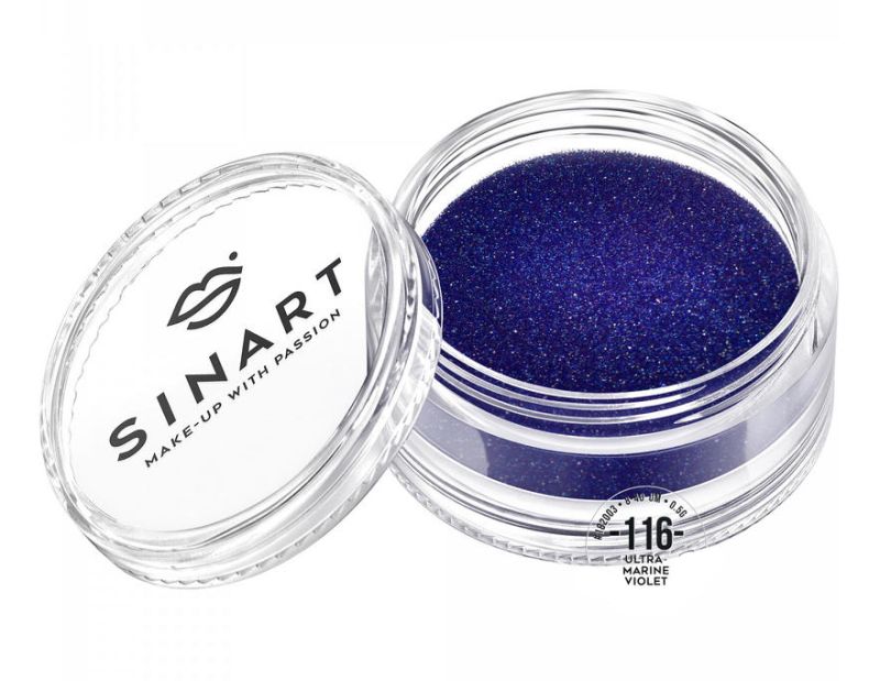 Pigment for eyelids SINART, Ultra Marine Violet No. 116 (blue chameleon), 0.5 g