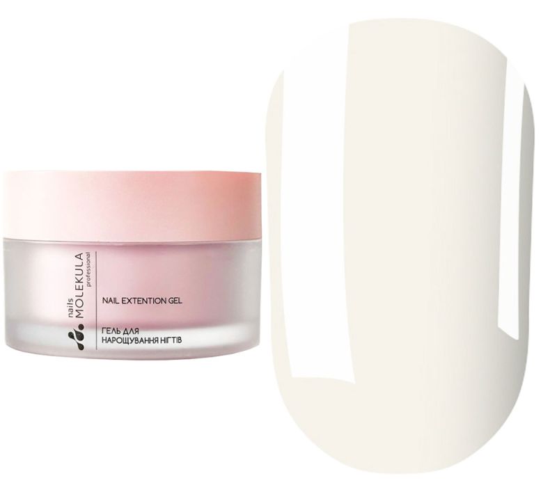 Molekula Гель для ногтей Professional Gel Milky Vanila (ванильно-молочный), 15 мл