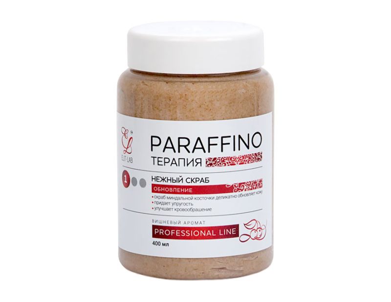 Elit-Lab gentle Paraffino body and face scrub (cherry), 400 ml